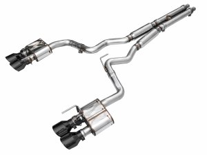 Ford Mustang Performance Exhaust - AWE Tuning - SwitchPath Cat Back - Diamond Black - 2024+
